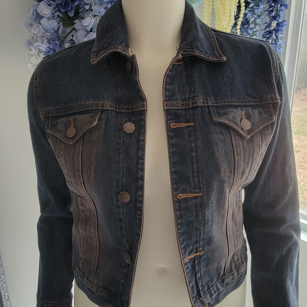 Vintage Women's Junior No Boundaries Denim Jacket M